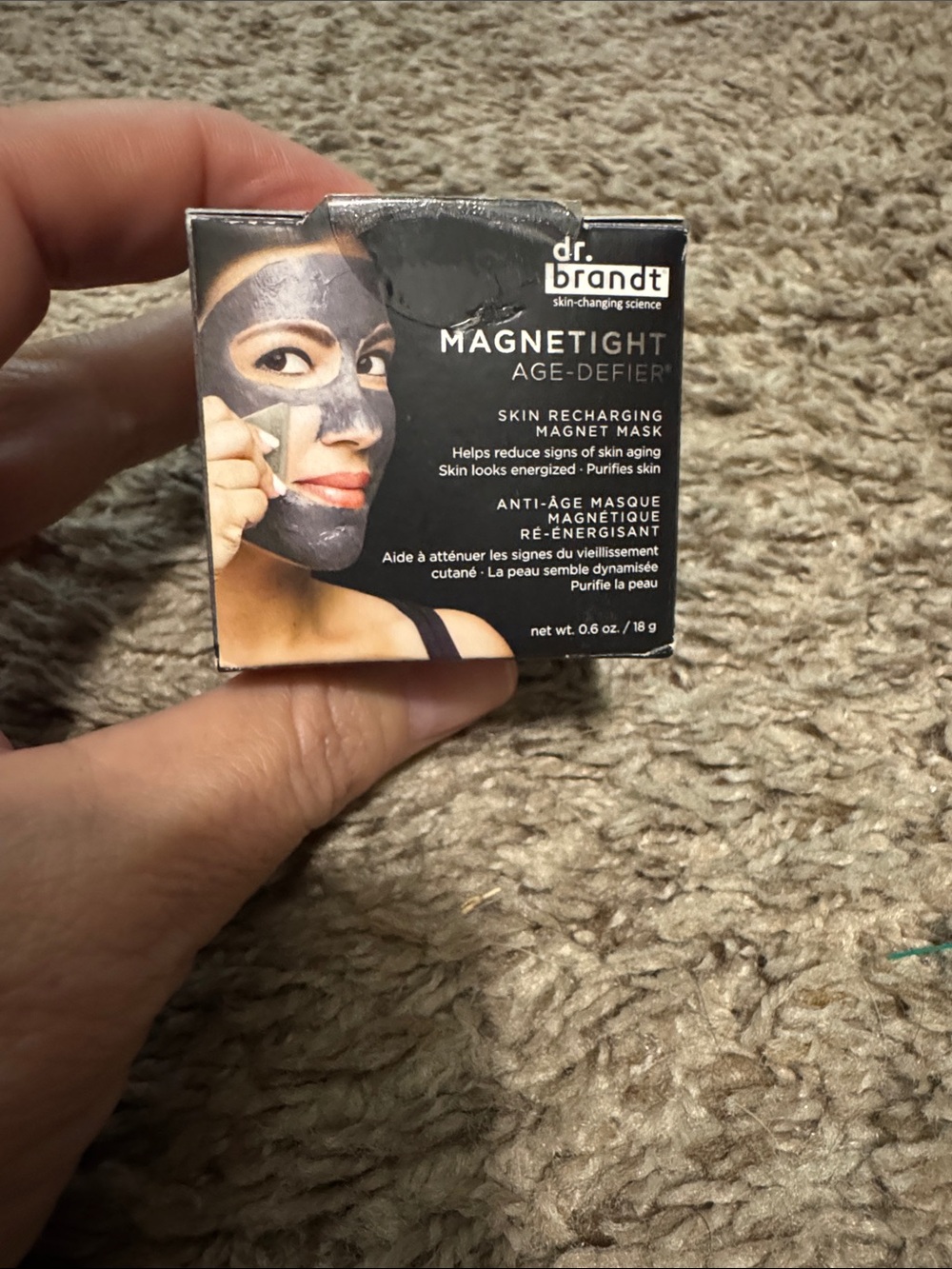 Dr. Brandt Black Magnetight Age-Defier Skin Recharging Mask Box